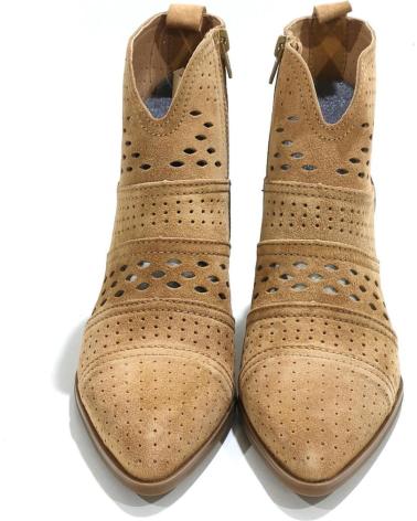 Stiefel für Damen ALPE BOTIN CANA BAJA CON DETALLE LATERAL TAN
