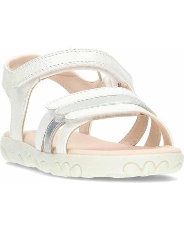 Sandalias de Niña GEOX SANDALIAS PARA NINA HAITI J458ZD WHITESILVER