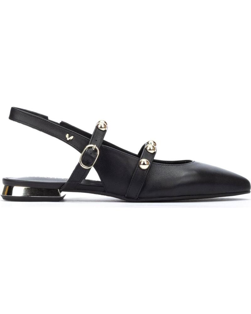 MARTINELLI BAILARINA DESTALONADA DE PIEL PARA MUJER B181Z COLOR NEGRO