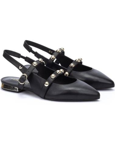 MARTINELLI BAILARINA DESTALONADA DE PIEL PARA MUJER B181Z COLOR NEGRO