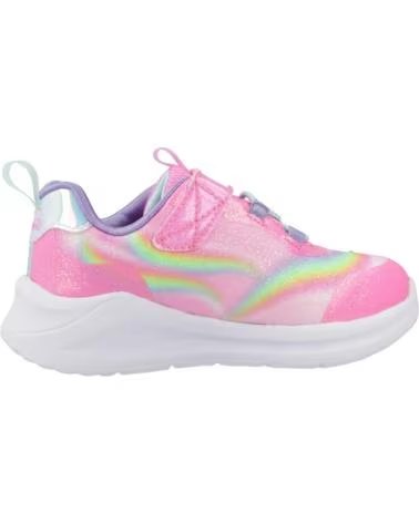 TÊNIS SKECHERS UNICORN CHASER PKMT ROSA PARA MENINA PKMT