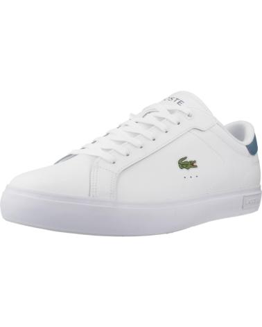 Sneaker für Herren LACOSTE ZAPATILLA CASUAL PARA HOMBRE POWERCOURT COLOR BLANC BLANCO AZUL