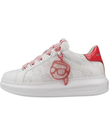 Sportivo per Donna KARL LAGERFELD ZAPATILLAS MUJER MODELO KAPRI NFT PLEXI PENDANT COLOR BLANCO 01D WHITE
