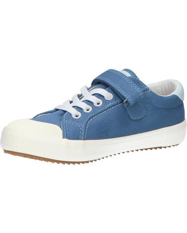 Esportes  de Menina KICKERS 1214072-30-0 KICKGOLDI CANVAS 53 BLEU ETOILE