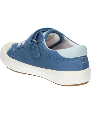 Esportes  de Menina KICKERS 1214072-30-0 KICKGOLDI CANVAS 53 BLEU ETOILE