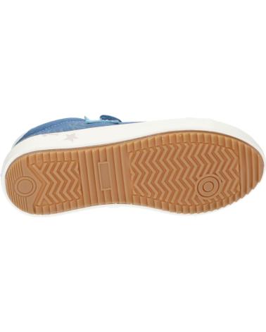 Esportes  de Menina KICKERS 1214072-30-0 KICKGOLDI CANVAS 53 BLEU ETOILE
