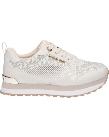 Woman and girl Trainers MICHAEL KORS MK01458270 BILLIE DORIAN VANILLA LOGO PVC