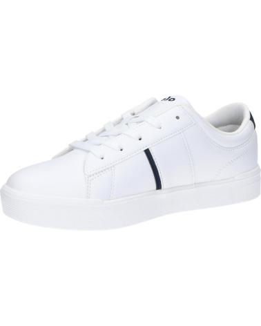 Sneaker für Damen polo ralph lauren RL01267100 FRAZIER J-WHITE TUMBLED- NAVY-NAVY PP