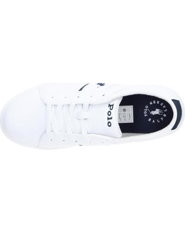 Sneaker für Damen polo ralph lauren RL01267100 FRAZIER J-WHITE TUMBLED- NAVY-NAVY PP
