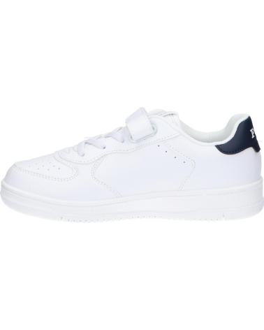Sneaker für Mädchen und Junge POLO RALPH LAUREN RL02438102 MASTERS COURT PS C-WHITE - NAVY TUMBLED