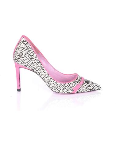 Zapatos-De-Tacón-De-Mujer-PACO-HERRERO-STILETTO-PELO-TOPOS-LAZO-FUCSIA-VARIOS-COLORES