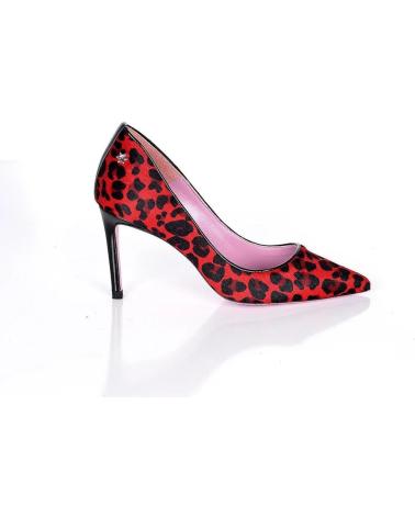 Zapatos-De-Tacón-De-Mujer-PACO-HERRERO-STILETTO-PELO-PRINT-ROJO-VARIOS-COLORES