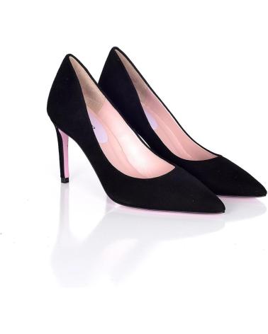 Zapatos-De-Tacón-De-Mujer-PACO-HERRERO-STILETTO-ANTE-NEGRO-VARIOS-COLORES