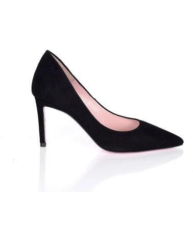 Zapatos-De-Tacón-De-Mujer-PACO-HERRERO-STILETTO-ANTE-NEGRO-VARIOS-COLORES