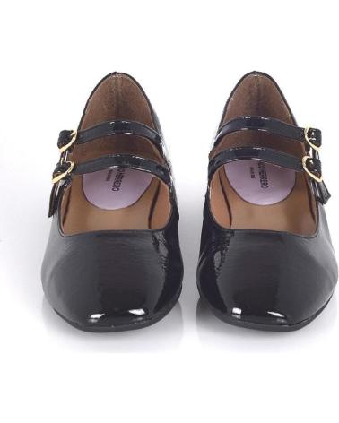Ballerinas-De-Mujer-PACO-HERRERO-MERCEDITA-DOS-HEBILLAS-CHAROL-ARRUGADO-NEGRO-VARIOS-COLORES