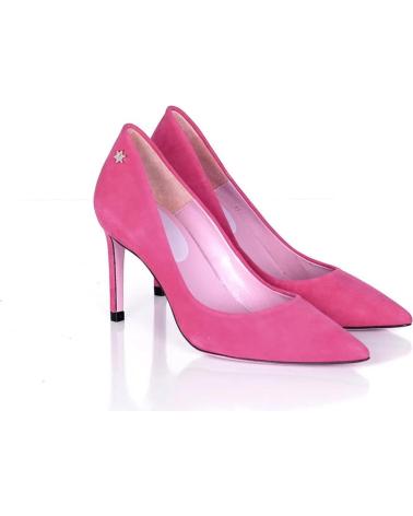 Zapatos-De-Tacón-De-Mujer-PACO-HERRERO-STILETTO-ANTE-FUCSIA-VARIOS-COLORES