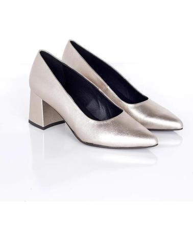 Zapatos de tacón de Mujer PACO HERRERO STILETTO NAPA ORO TACON ANCHO VARIOS COLORES