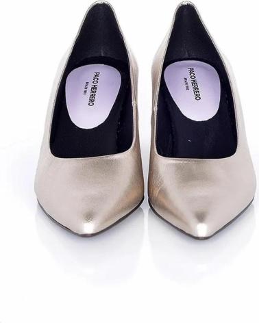 Zapatos de tacón de Mujer PACO HERRERO STILETTO NAPA ORO TACON ANCHO VARIOS COLORES