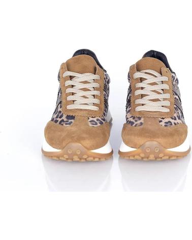Deportivas de Mujer PACO HERRERO SNEAKER LEOPARDO TIRAS CAMEL VARIOS COLORES