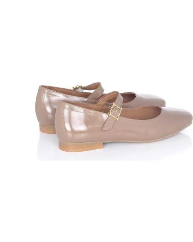 Bailarinas de Mujer PACO HERRERO BAILARINA VELVET CHAROL TAUPE PUNTA CUADRADA VARIOS COLORES