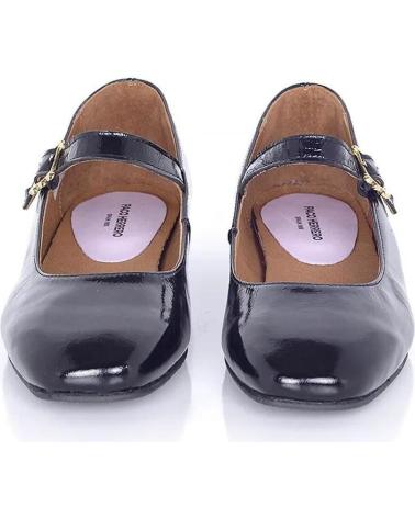 Bailarinas de Mujer PACO HERRERO BAILARINA VELVET CHAROL NEGRO PUNTA CUADRADA VARIOS COLORES