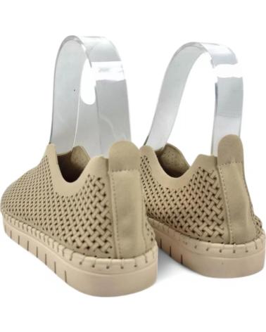 Mocassini per Donna TIMBOS MOCASIN PICADO DE MUJER 131126 BEIGE
