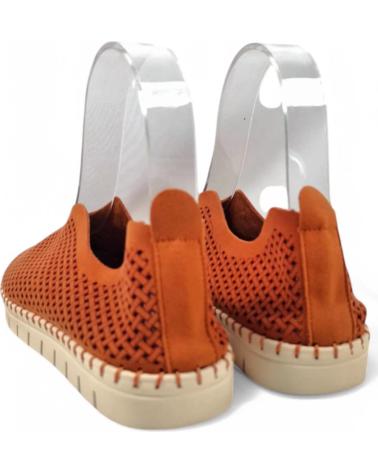 Mocassini per Donna TIMBOS MOCASIN PICADO DE MUJER 131125 NARANJA