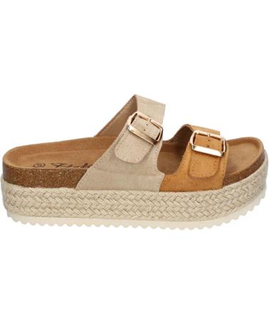 Woman Sandals PUNTOSALAO SANDALIAS PLANAS DE PLATAFORMA EN YUTE PARA MUJER COMODAS CO VARIOS COLORES