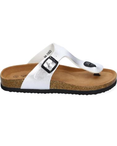 Sandalias de Mujer PUNTOSALAO SANDALIAS PLATEDAS PLANAS BIO TIPO ESCLAVA MUJER M-16 VARIOS COLORES