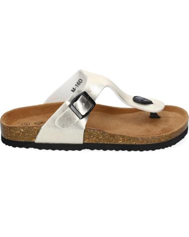 Sandalias de Mujer PUNTOSALAO SANDALIAS DORADAS PLANAS BIO TIPO ESCLAVA MUJER M-16 VARIOS COLORES