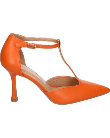 Sandalias de Mujer PUNTOSALAO ZAPATOS DE VESTIR TACON FINO SALON PARA MUJER COLOR NARANJA VARIOS COLORES