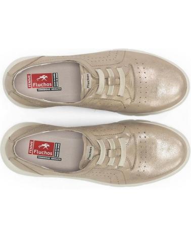 Sapatos de Mulher FLUCHOS ZAPATOS DE SPORT F2202 MUJER ORO DORADO