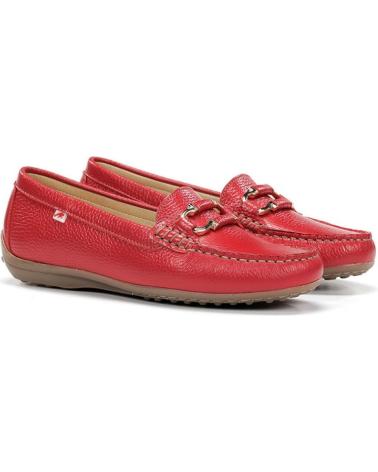FLUCHOS MOCASINES F2156 MUJER ROJO