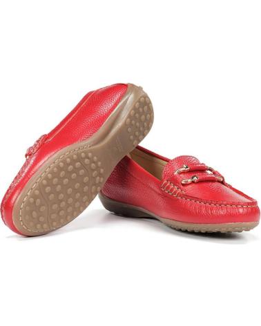 FLUCHOS MOCASINES F2156 MUJER ROJO