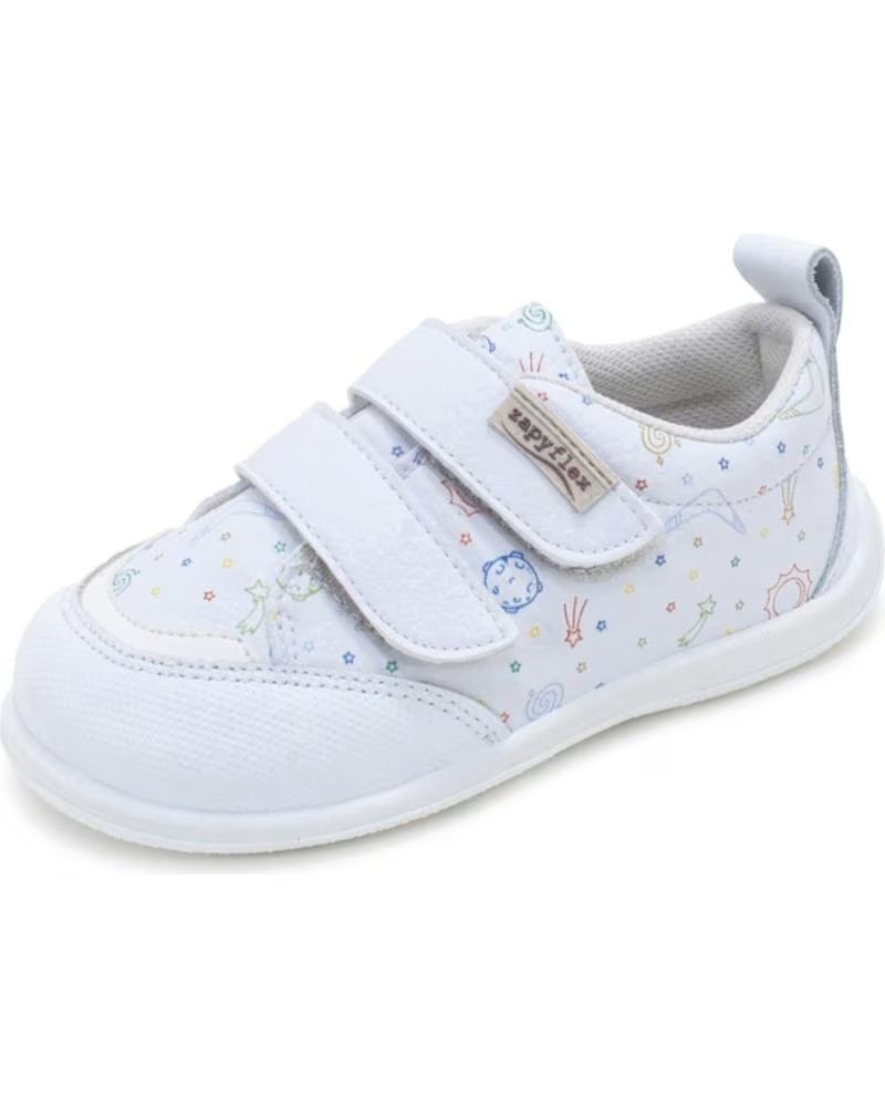 boy shoes ZAPY BOYS SNEAKERS IN WHITE COLOR BLANCO Y MULTIC