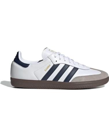 Man Trainers ADIDAS SAMBA OG JH8795 CLOUD WHITE - NIGHT INDIGO - CLEAR GRANITE - NAVY