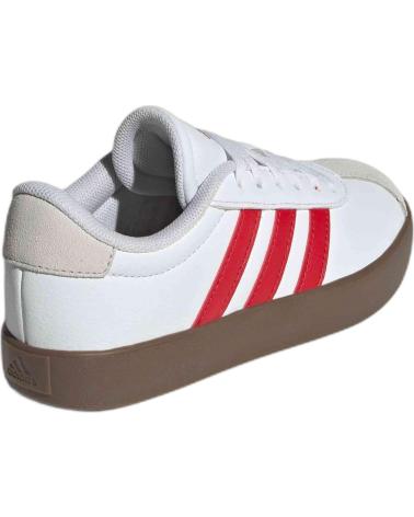 SCARPE ADIDAS VL COURT 3.0 IH3484 BIANCHE CON STRISCE ROSSE FTWWHT-BETSCA-GREONE