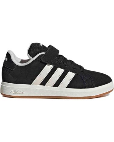 ADIDAS GRAND COURT 00S EL C I KLETTVERSCHLUSS KINDER SNEAKER SCHWARZ WEISS CBLACK-OWHITE-GUM10