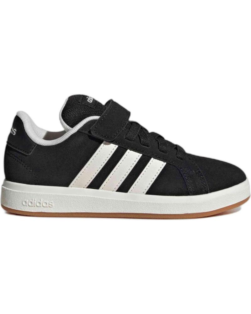 ADIDAS GRAND COURT 00S EL C I KLETTVERSCHLUSS KINDER SNEAKER SCHWARZ WEISS CBLACK-OWHITE-GUM10