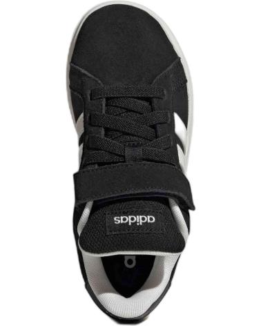 ADIDAS GRAND COURT 00S EL C I KLETTVERSCHLUSS KINDER SNEAKER SCHWARZ WEISS CBLACK-OWHITE-GUM10