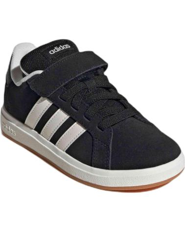 ADIDAS GRAND COURT 00S EL C I KLETTVERSCHLUSS KINDER SNEAKER SCHWARZ WEISS CBLACK-OWHITE-GUM10