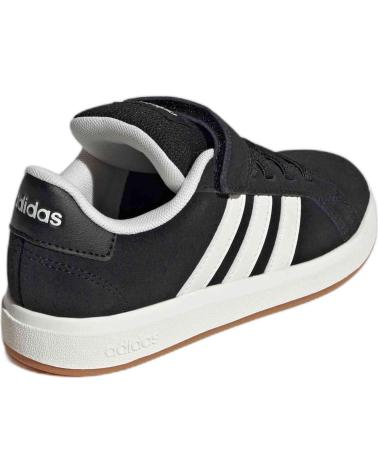 ADIDAS GRAND COURT 00S EL C I KLETTVERSCHLUSS KINDER SNEAKER SCHWARZ WEISS CBLACK-OWHITE-GUM10