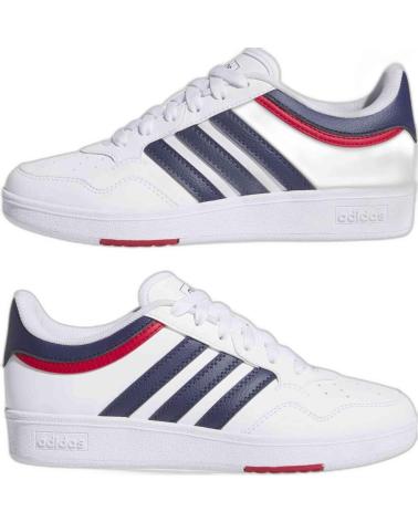 Sneaker für Damen und Mädchen und Junge ADIDAS ZAPATILLAS HOOPS 4 0  UNISEX EN COLOR BLANCO BLANCO