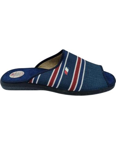 House-Slipers-De-Hombre-CALZAMUR-ZAPATILLA-ABIERTA-MARINO-RAYAS-CMCONFORT-342-VARIOS-COLORES