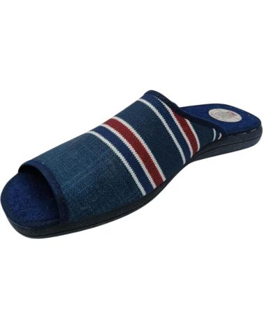 House-Slipers-De-Hombre-CALZAMUR-ZAPATILLA-ABIERTA-MARINO-RAYAS-CMCONFORT-342-VARIOS-COLORES