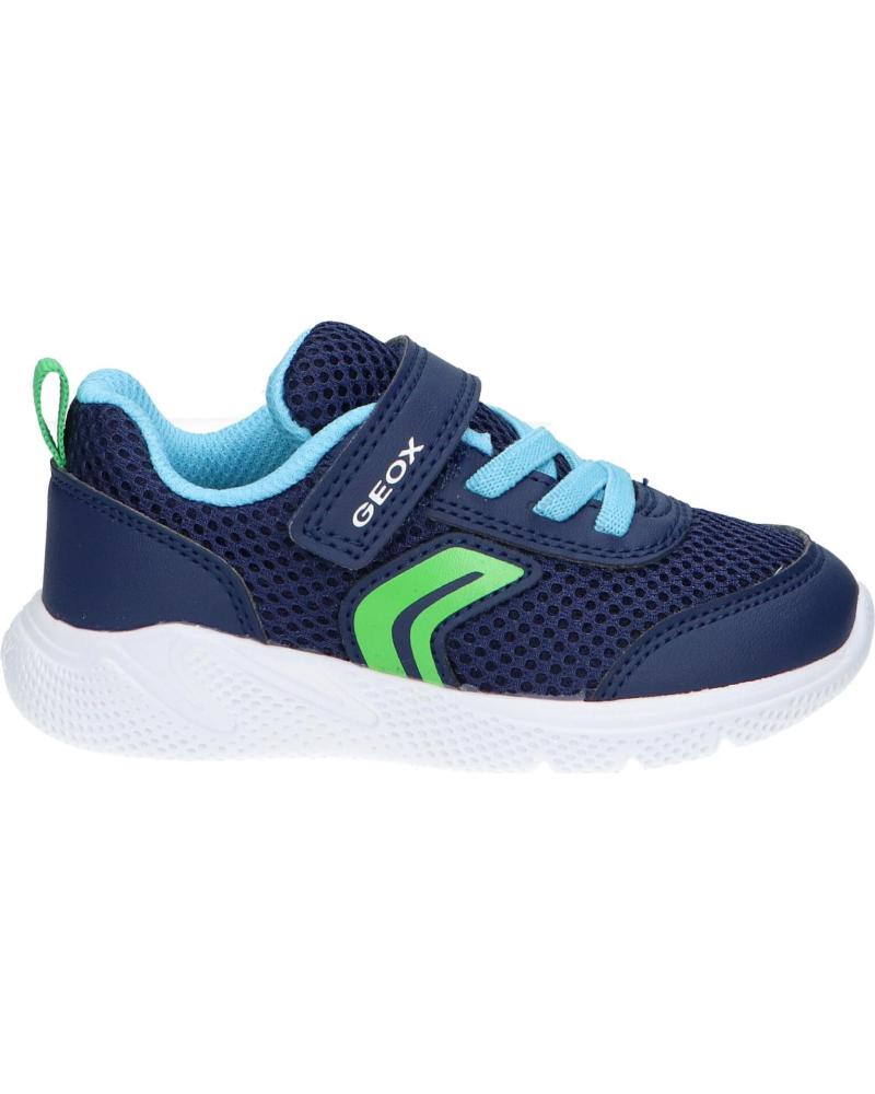 boy Trainers GEOX B454UC 01454 B SPRINTYE CF43U NAVY-LT GREEN CF43U
