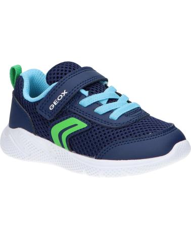 boy Trainers GEOX B454UC 01454 B SPRINTYE CF43U NAVY-LT GREEN CF43U