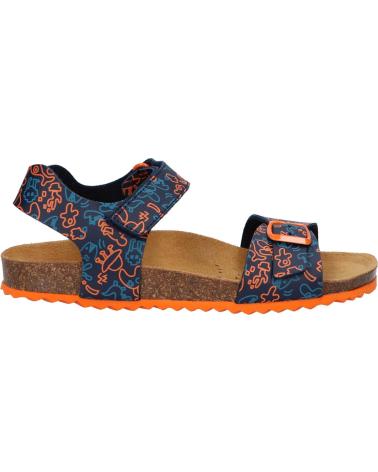 Sandálias-De-Niño-GEOX-J028LB-0006A-J-GHITA-C0659-NAVY-ORANGE-AZUL