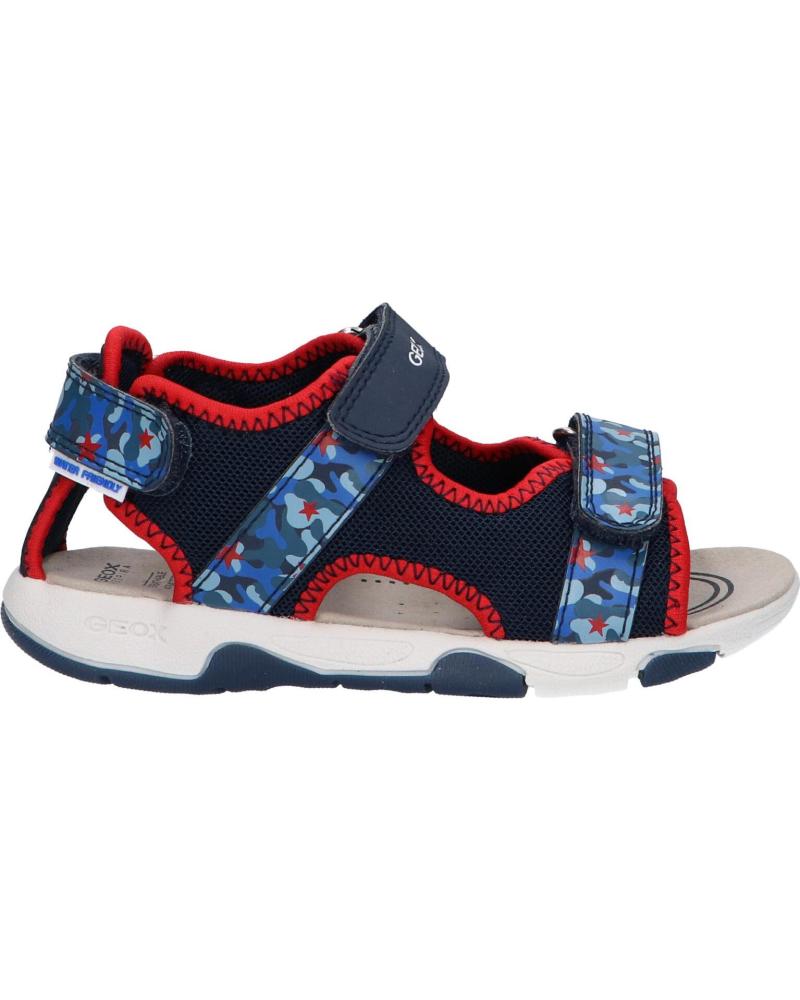 Sandálias de Menino GEOX B450FA 014CE B SANDAL MULTY C0735 NAVY-RED C0735