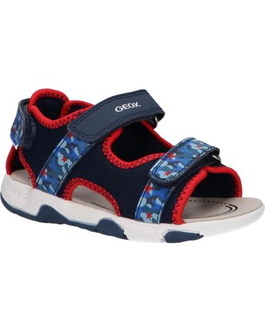 Sandálias de Menino GEOX B450FA 014CE B SANDAL MULTY C0735 NAVY-RED C0735